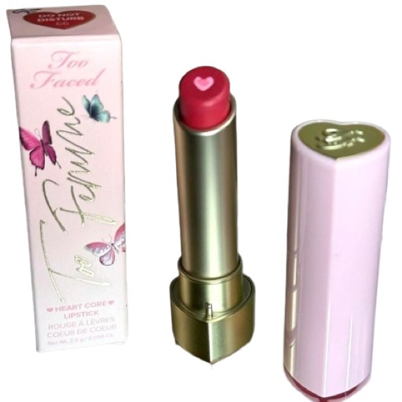 NEW Too Faced Too Femme Heart Core Lipstick Shade Do Not Disturb - Picture 6 of 10